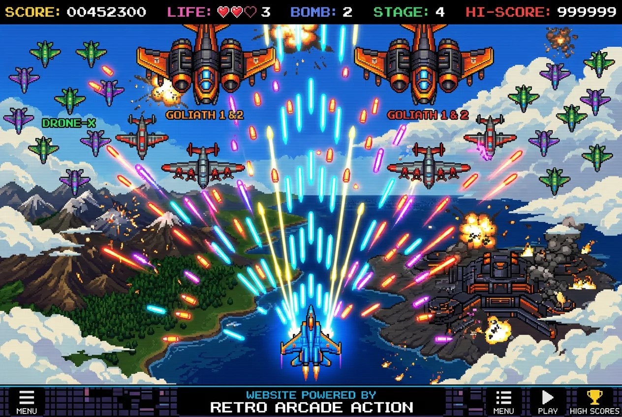 Crazy Plane Shooter Sky